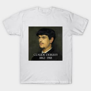 Great Composers: Claude Debussy T-Shirt